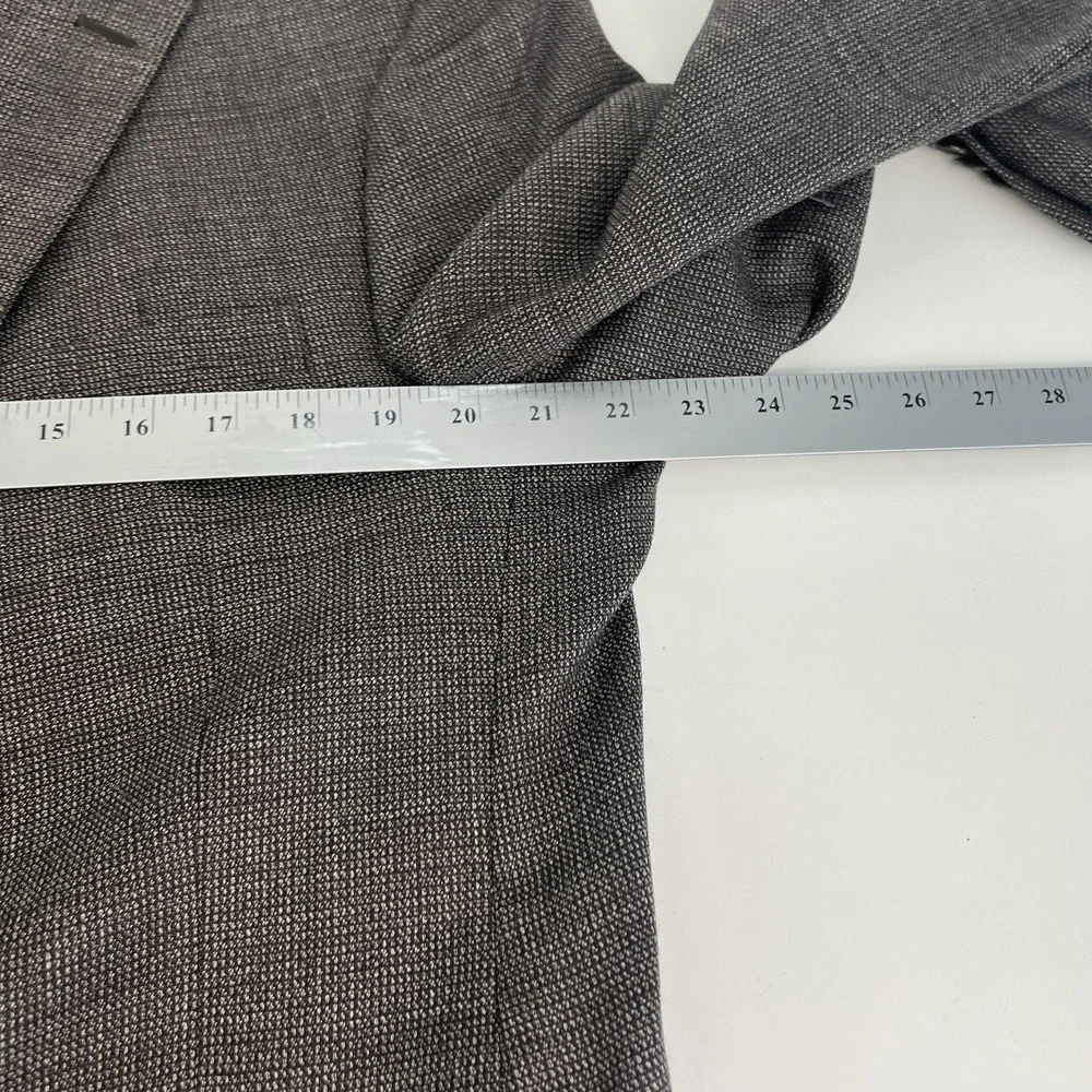 Hart Schaffner Marx Blazer Mens 42S Gray Tweed Sport Coat Dillard's Made USA